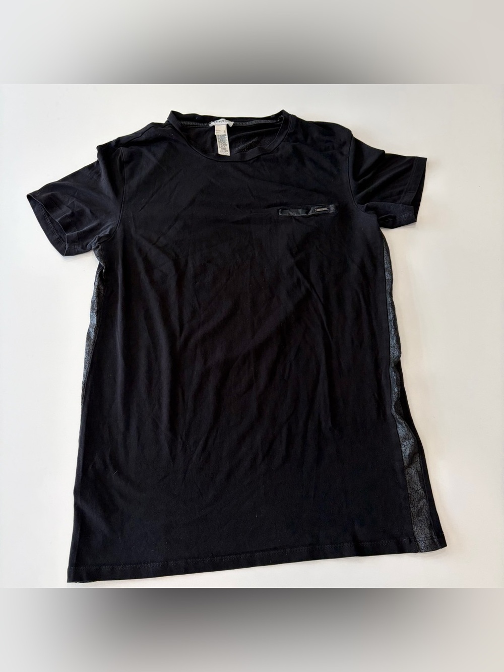 Men’s Y2K Diesel Size Small Black Short Sleeve Tee